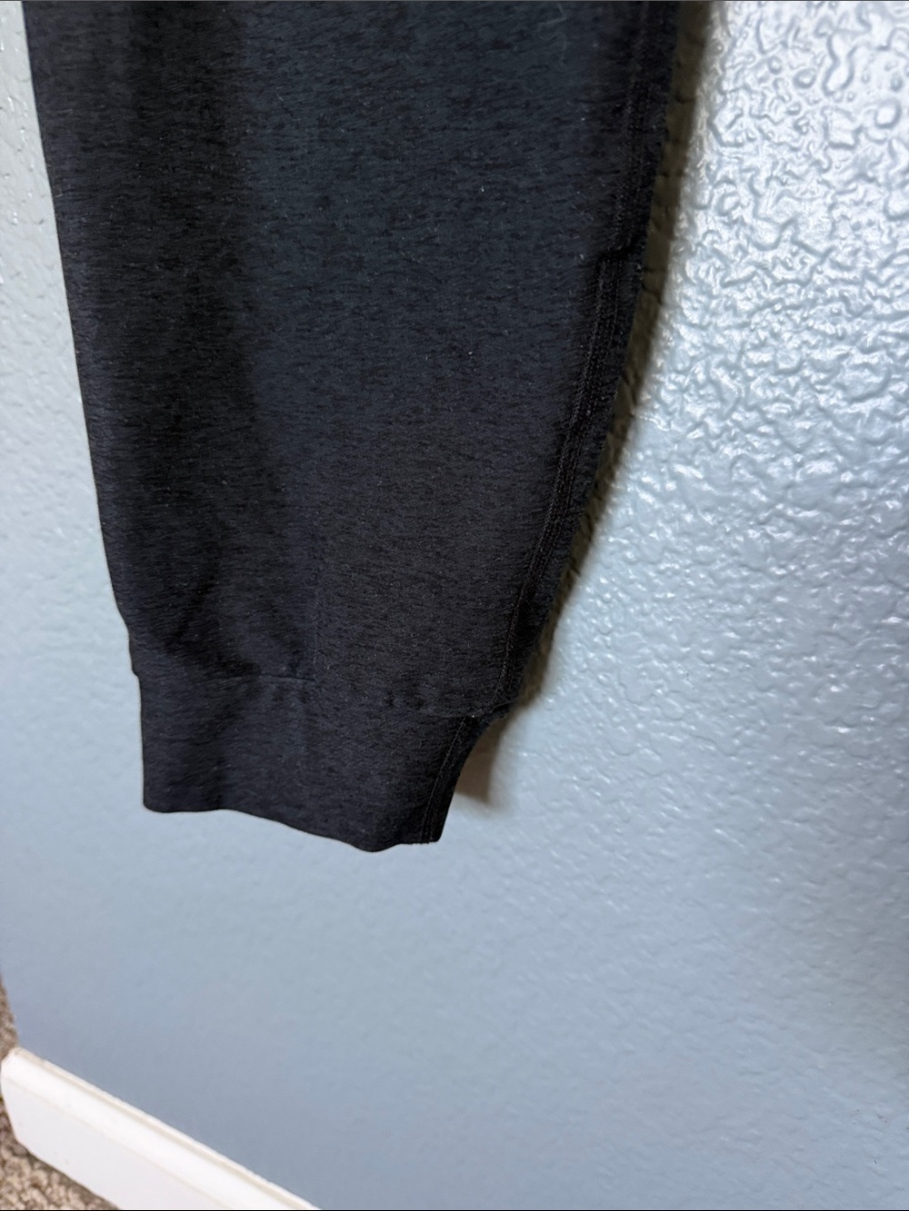 Beyond the bump Black space-dye Women’s Jogger Pants szlarge with pockets - Picture 5 of 12
